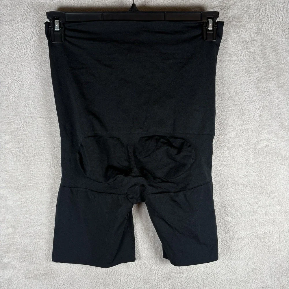 Red Hot Spanx High Waist Mid Thigh Shaper Women Plus Size‎ 2X Black FS4015